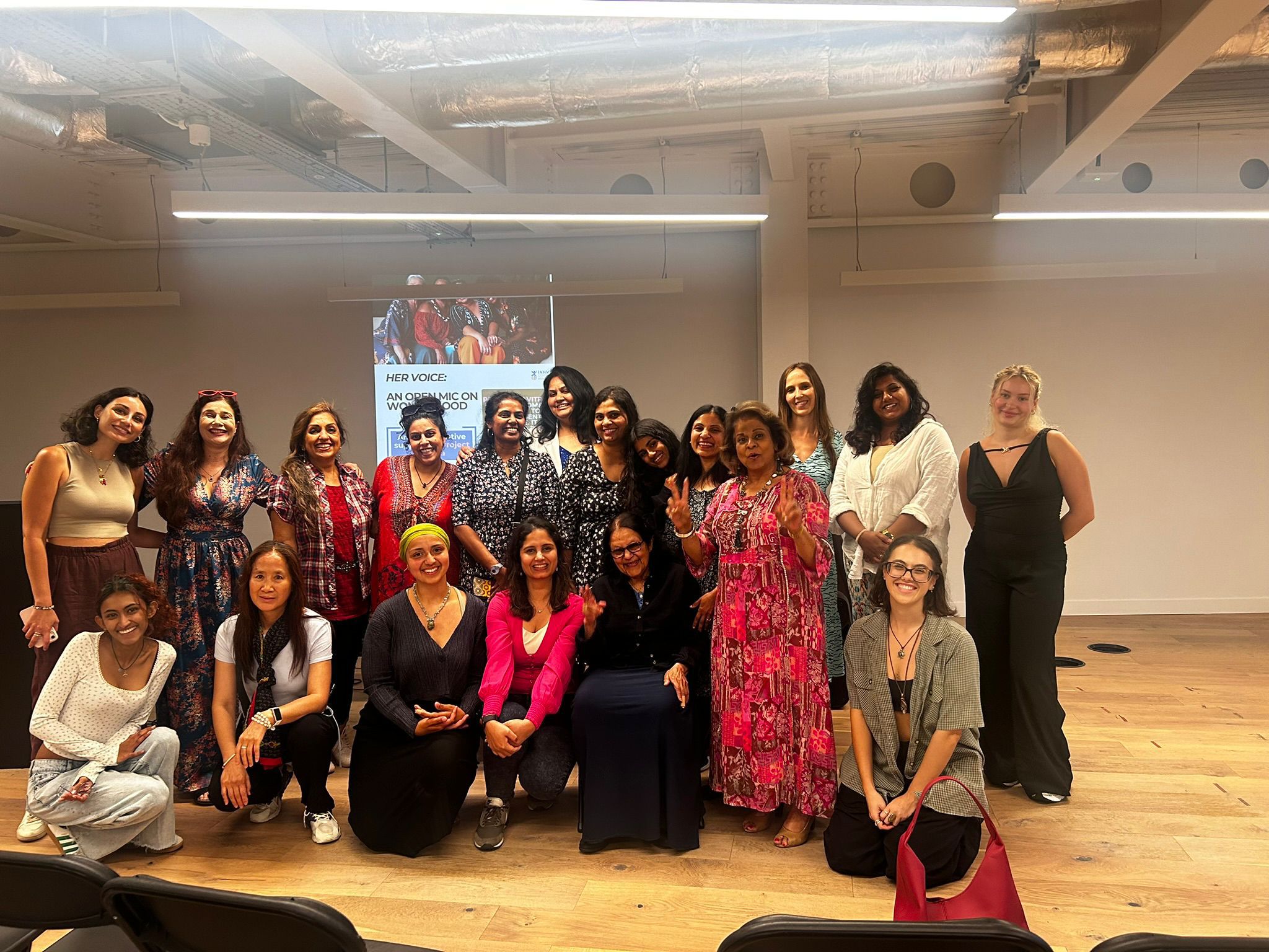 Open mic event at the IAHV London Centre